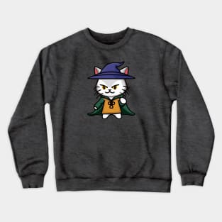 Evil Cat Wizard Crewneck Sweatshirt